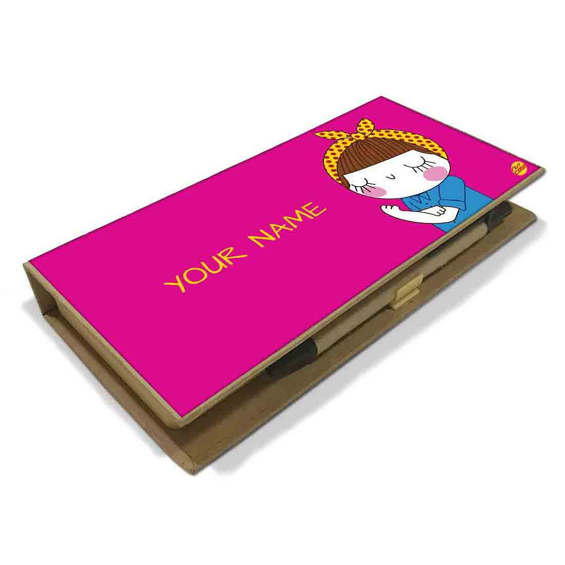 Kids Personalized Stationery Set for Girl - Girl Power - Image 3