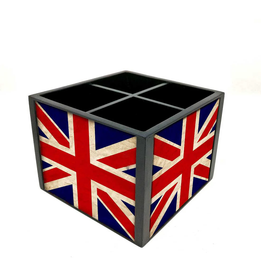 Desk Organizer For Stationery - UK Union Jack Bristis Flag