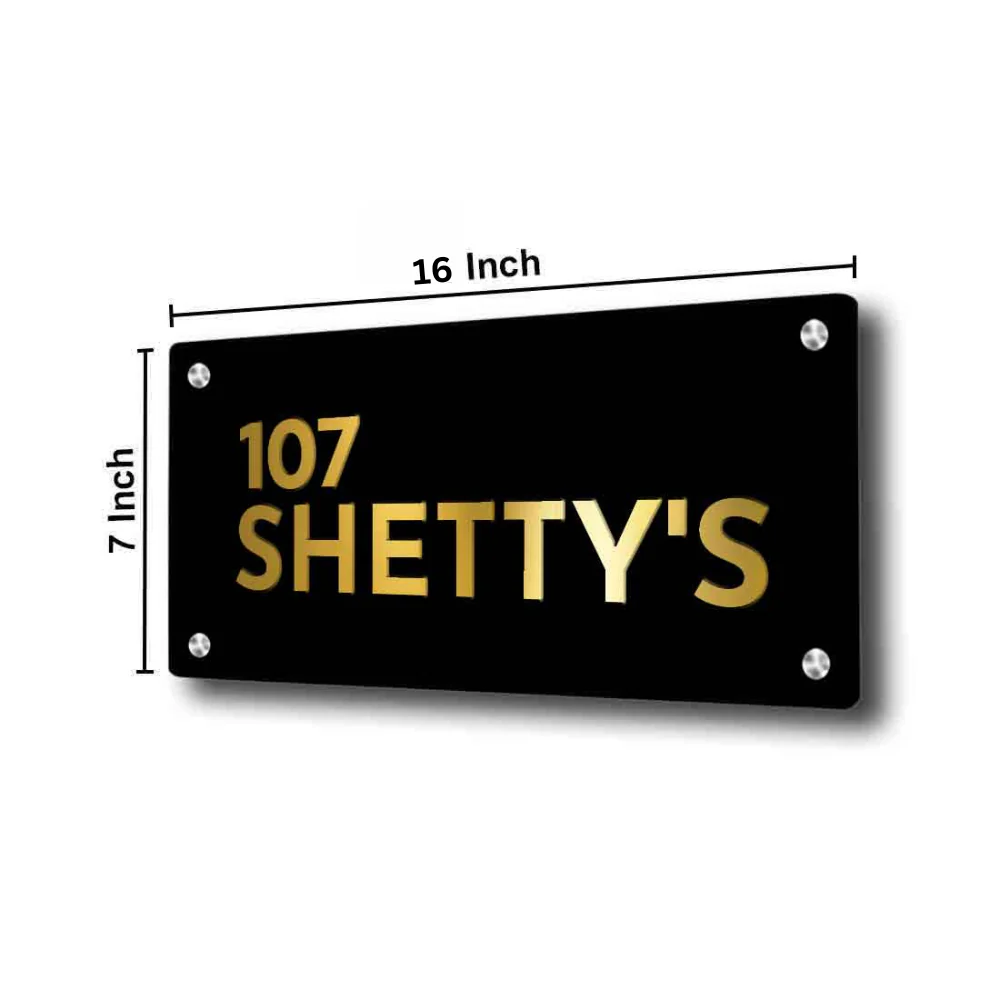 Personalized Steel Name Plate Designs for Home Entrance Metal Name Board - Image 6