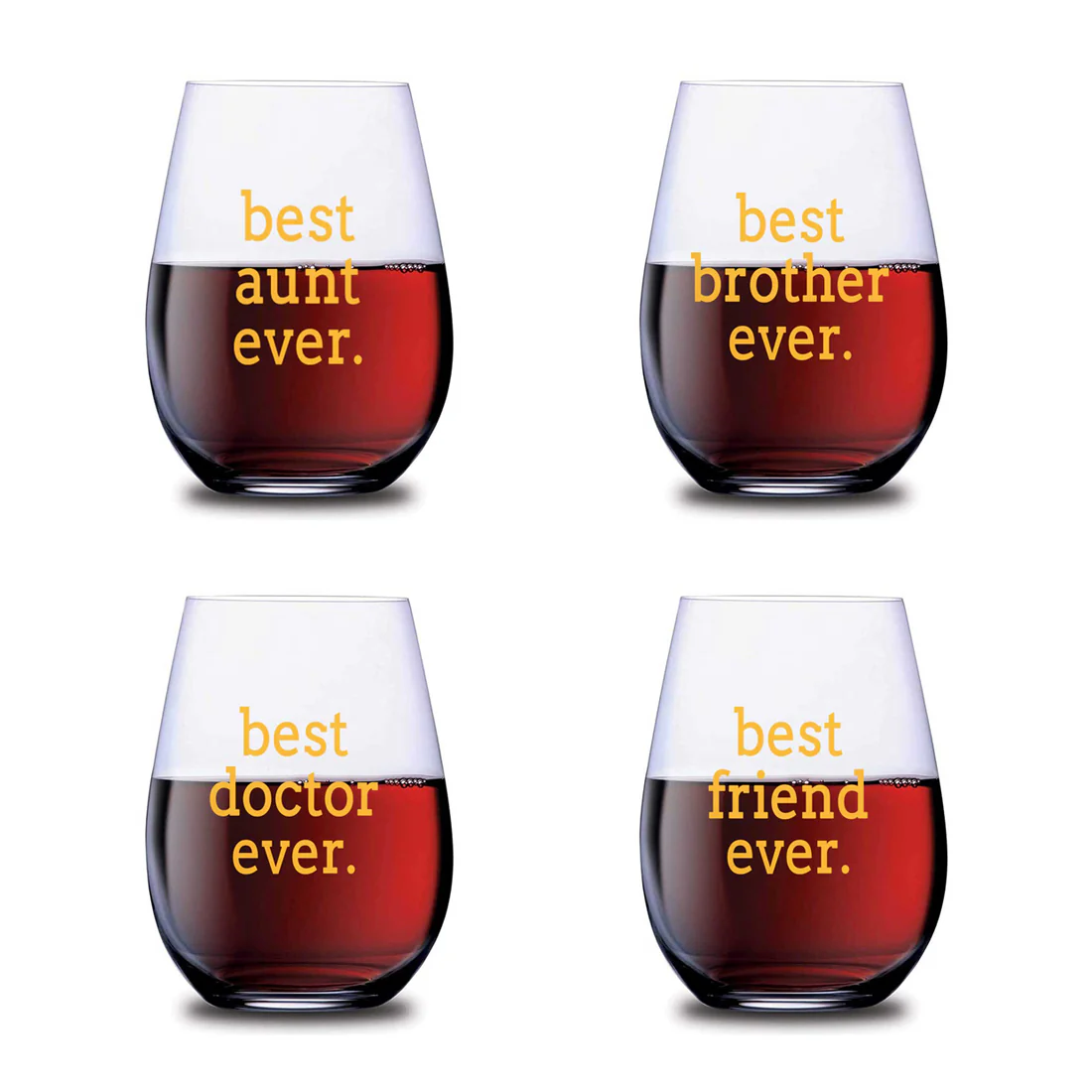 Personalized Stemless Wine Glass For Wines Whiskey Multipurpose Use - Add Your Text - Image 3