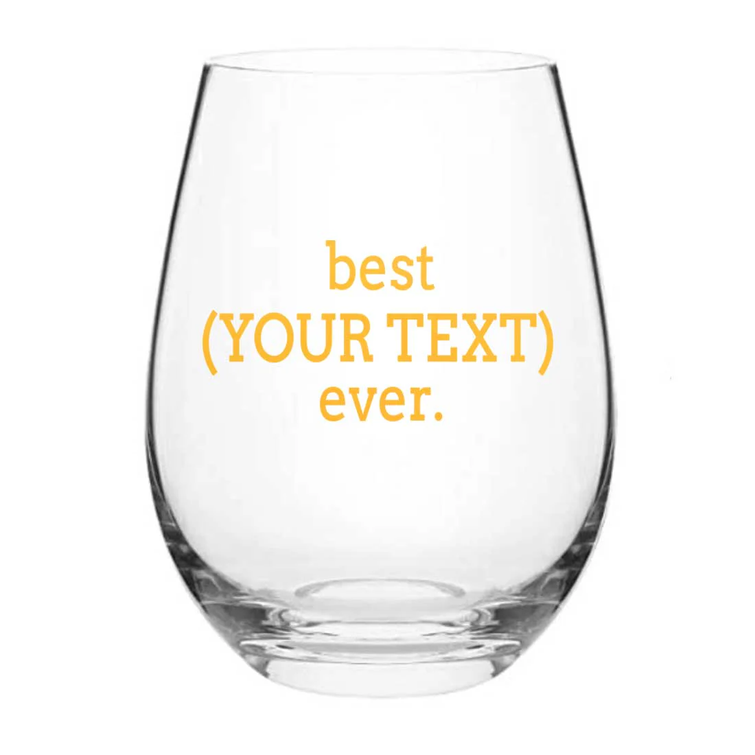 Personalized Stemless Wine Glass For Wines Whiskey Multipurpose Use - Add Your Text - Image 4