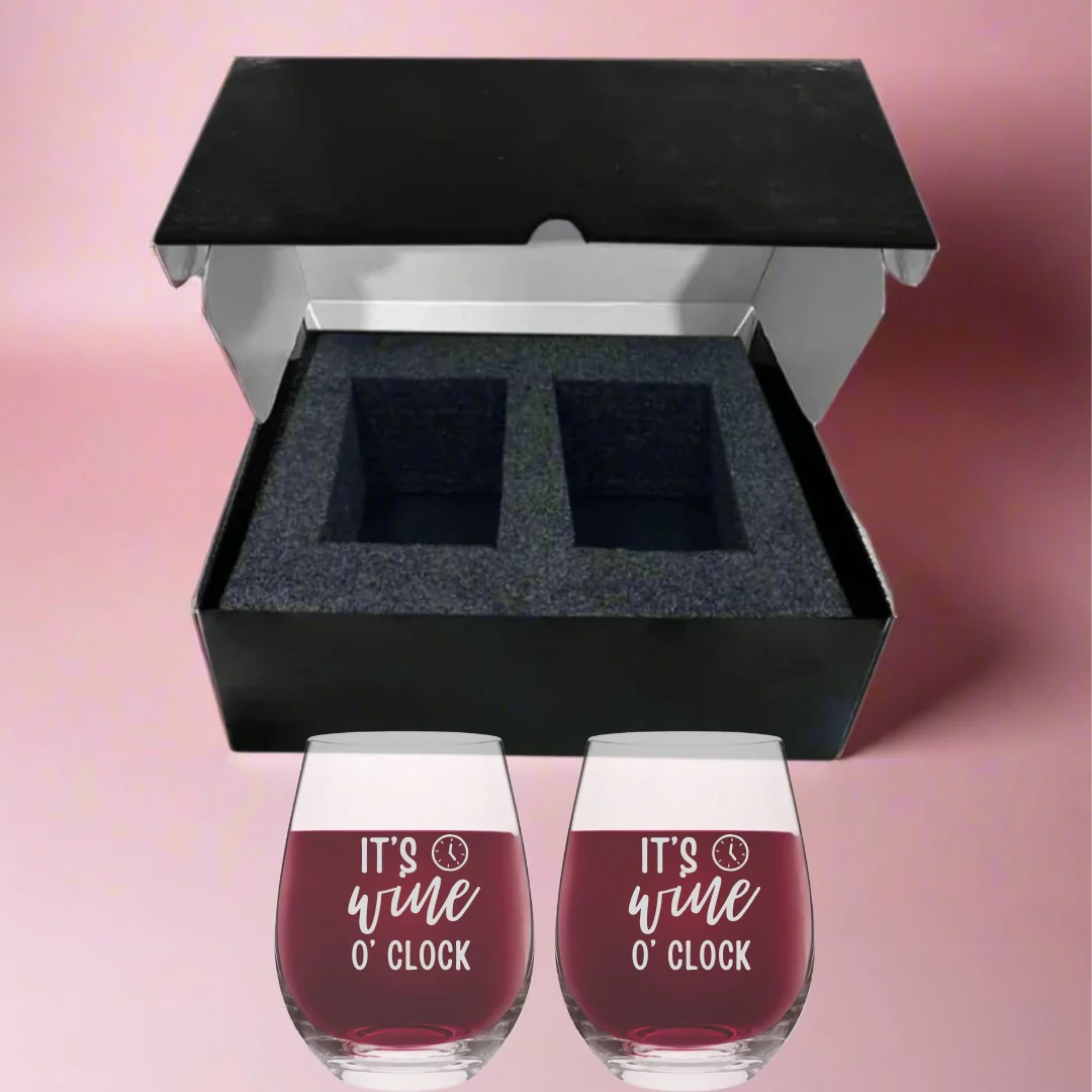 Stemless Wine Glasses – It's Wine O Clock - Image 2
