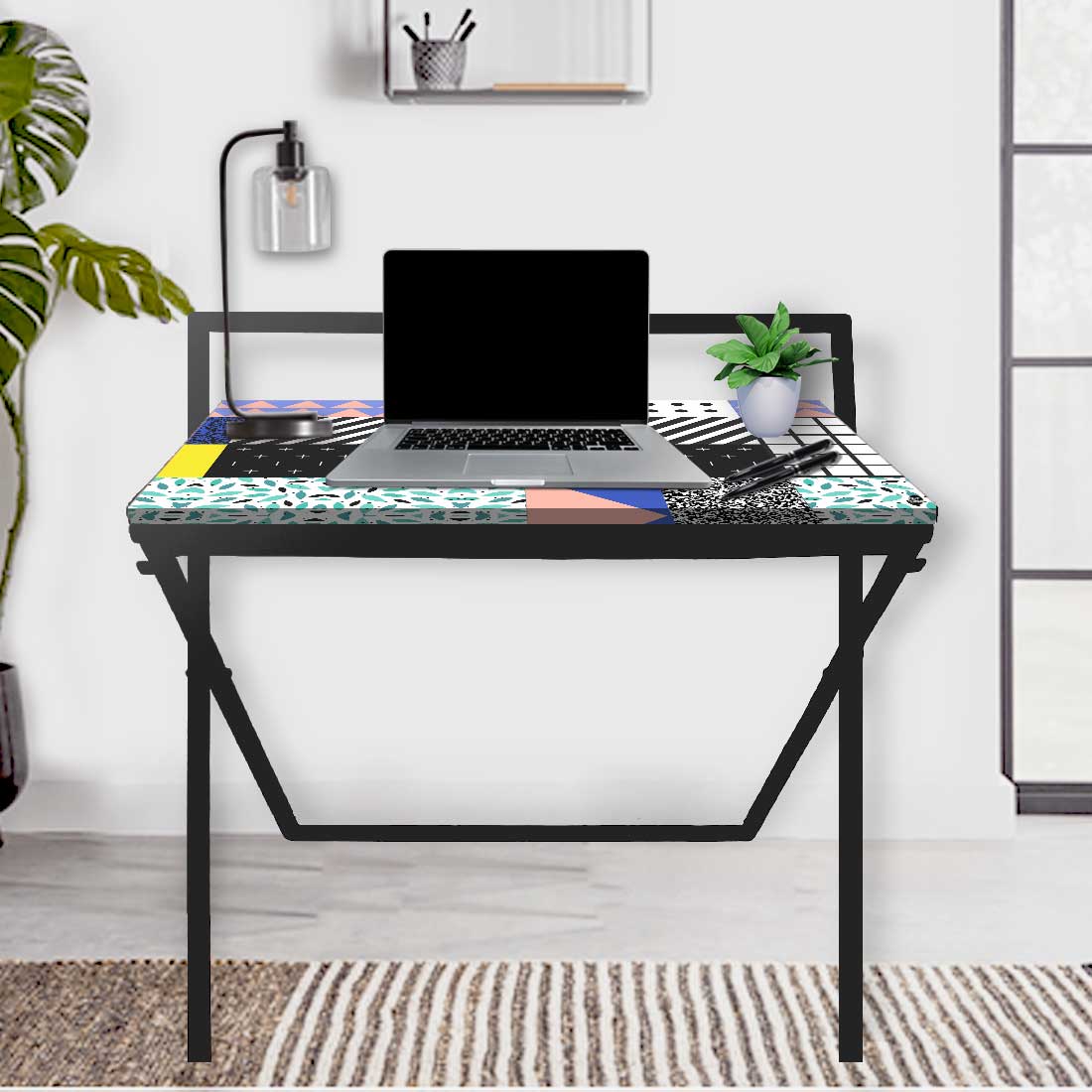 Foldable Writing Desk for Computer Table WFH - Designer - Image 35
