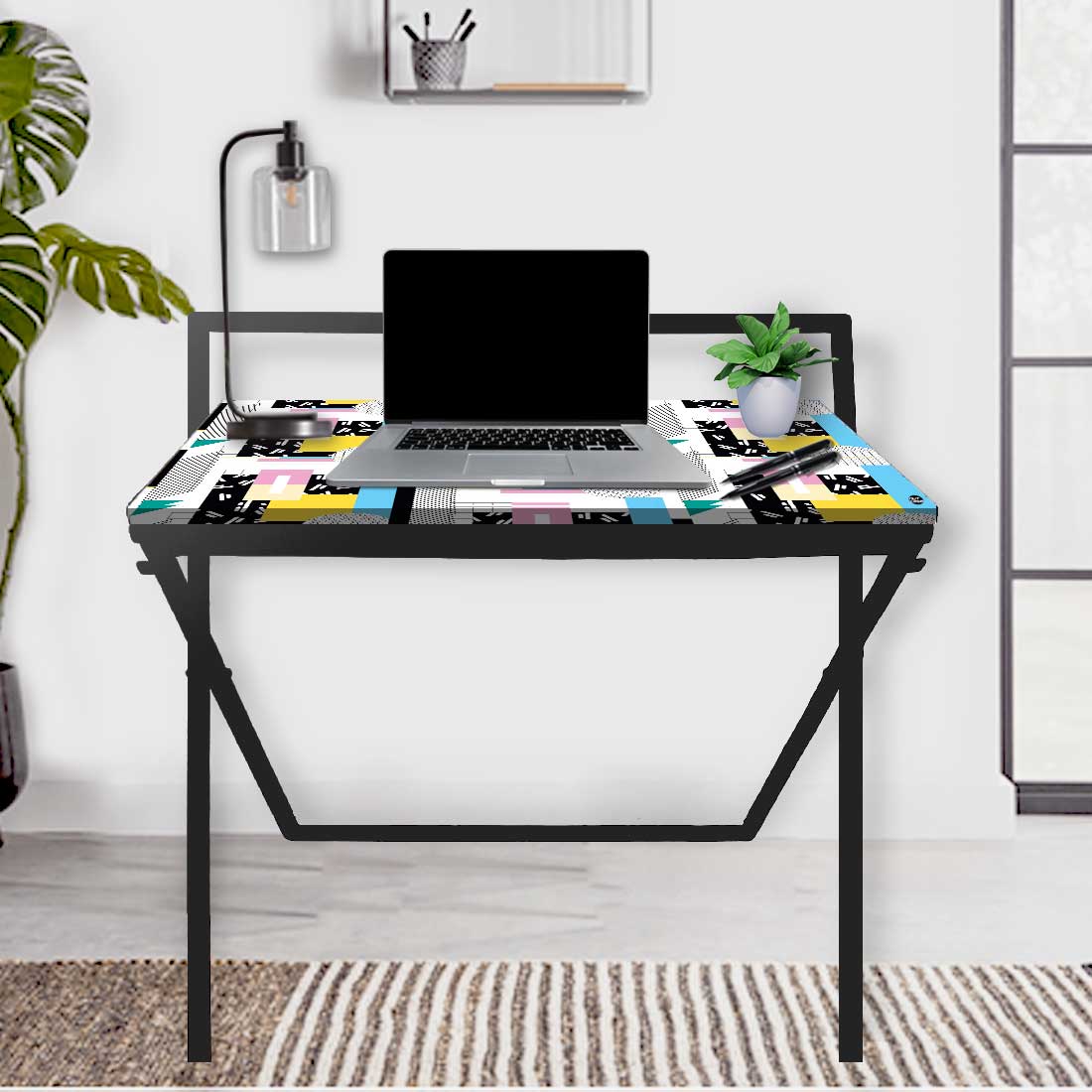 Foldable Writing Desk for Computer Table WFH - Designer - Image 36
