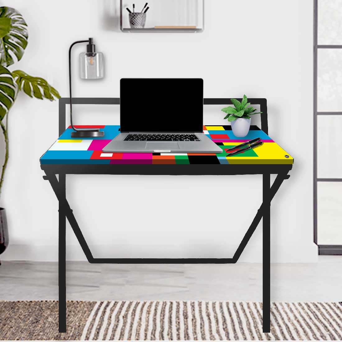 Foldable Writing Desk for Computer Table WFH - Designer - Image 37
