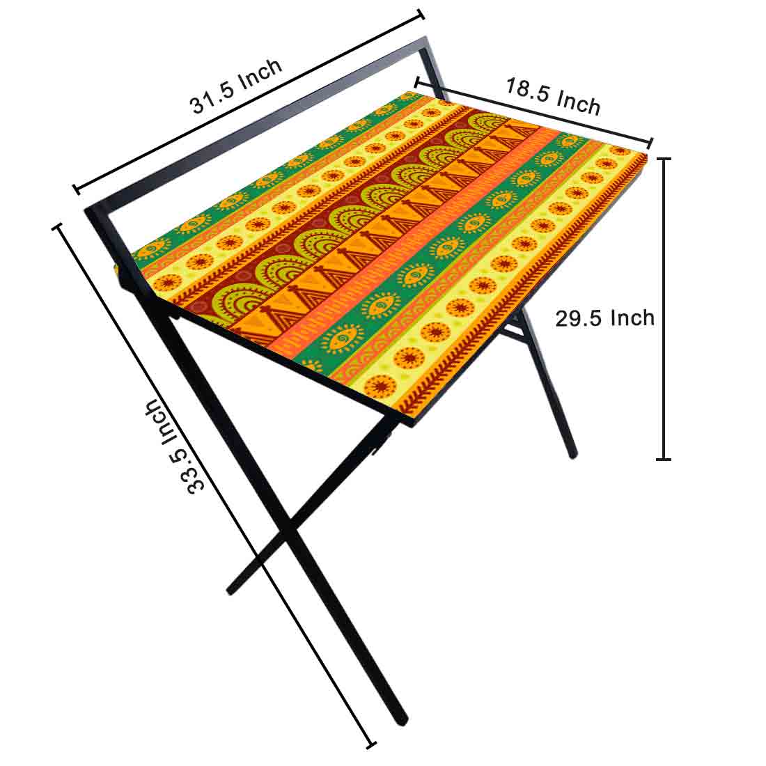 Foldable Computer Desk WFH Study Table for Bedroom - Image 12