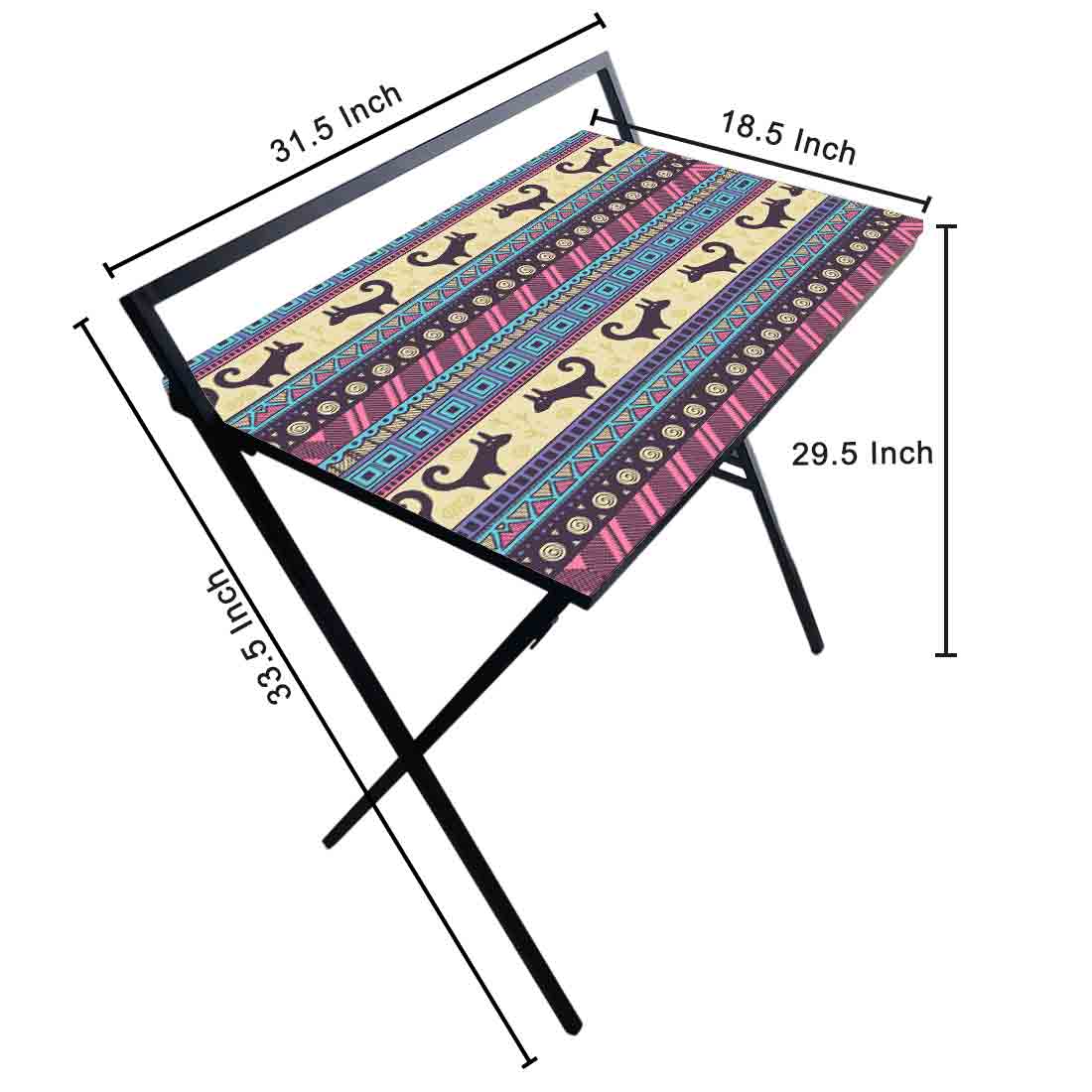 Foldable Computer Desk WFH Study Table for Bedroom - Image 18