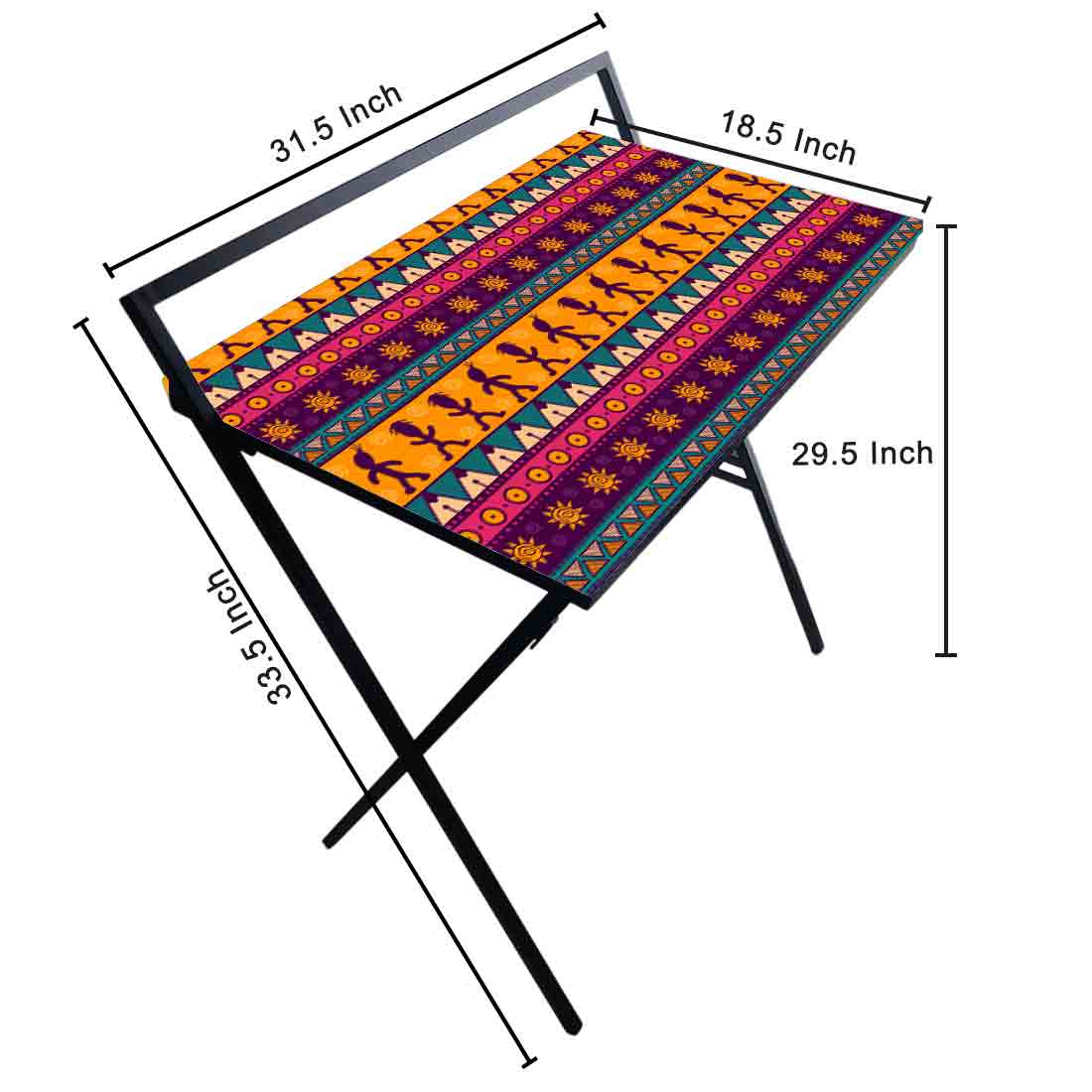 Foldable Computer Desk WFH Study Table for Bedroom - Image 6