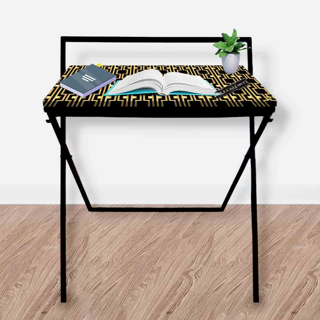 Foldable Small Computer Table for Bedroom Study Desk - Image 33