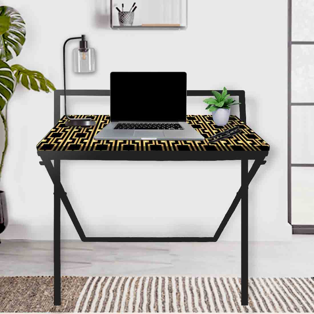 Foldable Small Computer Table for Bedroom Study Desk - Image 34