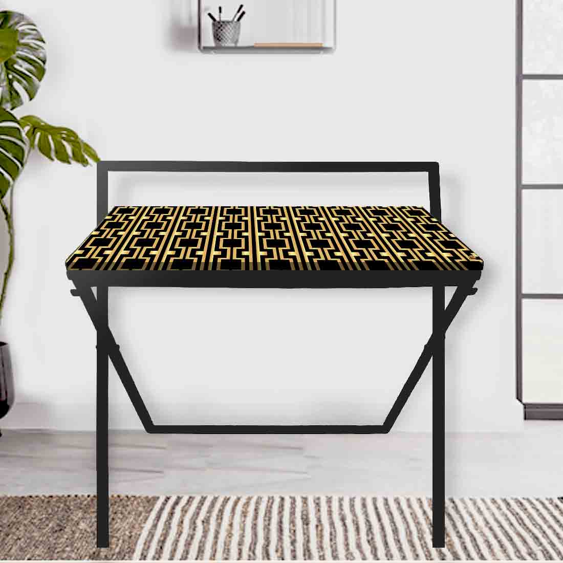 Foldable Small Computer Table for Bedroom Study Desk - Image 35