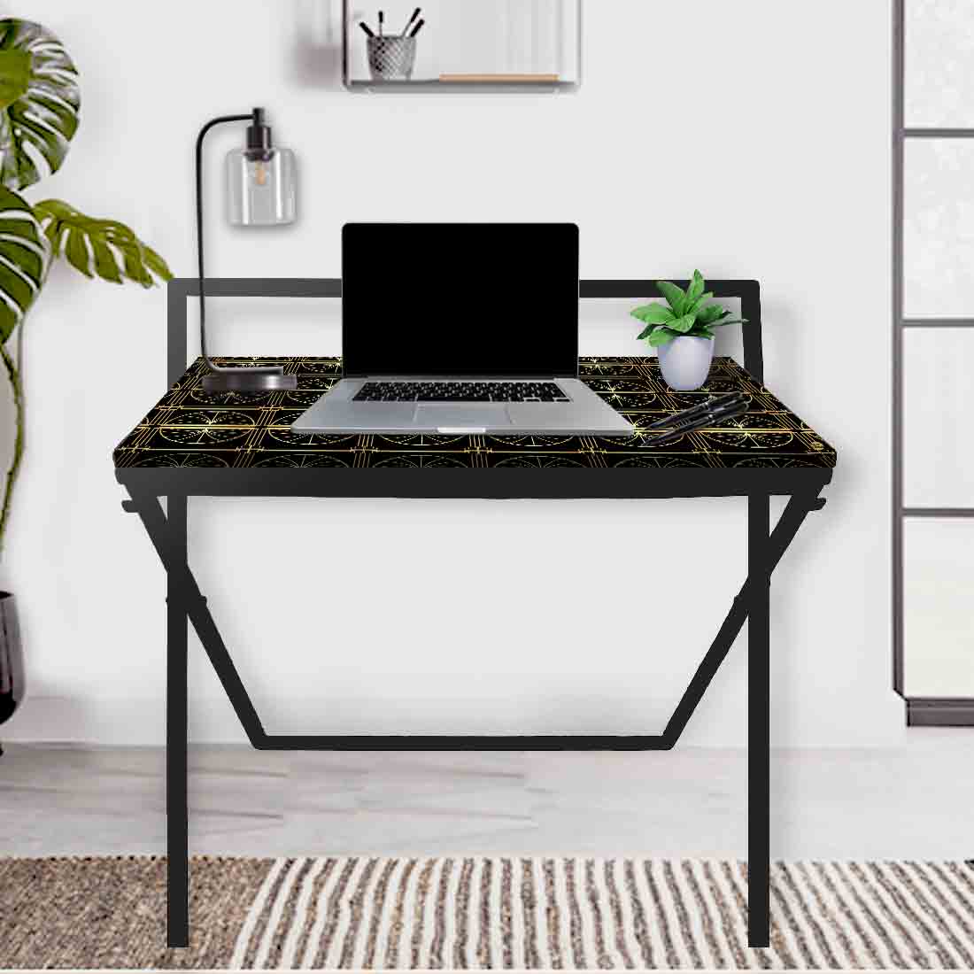 Foldable Small Computer Table for Bedroom Study Desk - Image 38