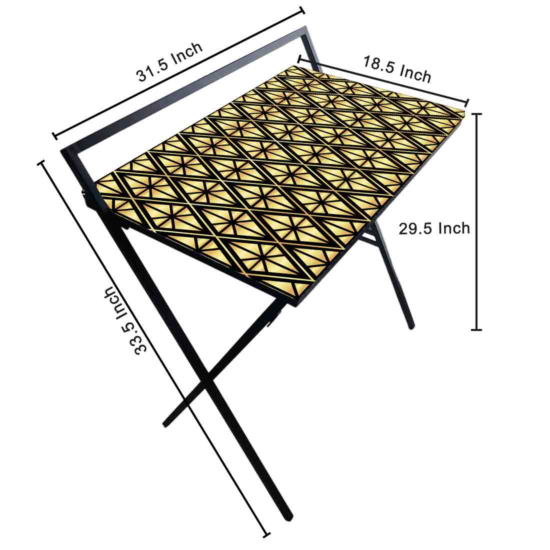 Foldable Small Computer Table for Bedroom Study Desk - Image 6