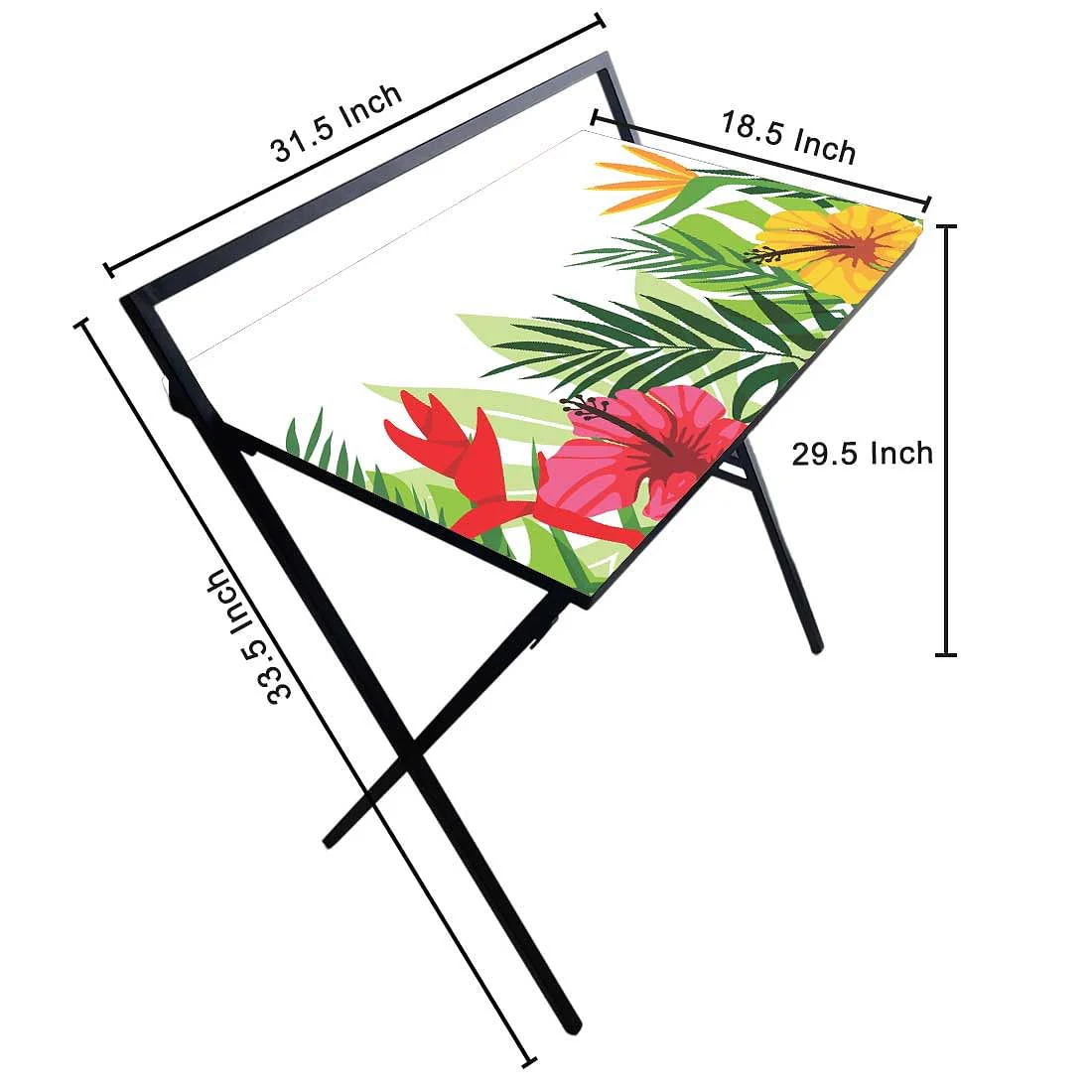 Study Table Foldable Work Table for Home Bedroom-Garden - Image 3