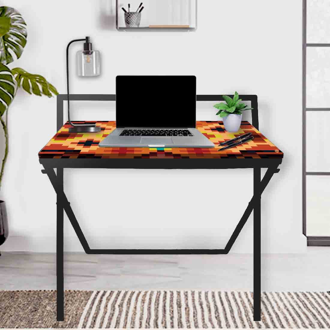 Foldable Small Study Table for WFH Desk - Colorful - Image 22