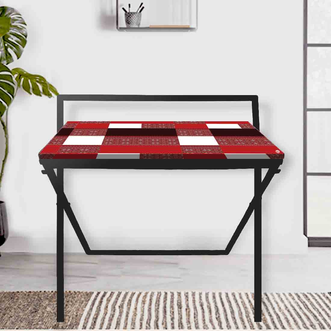 Foldable Small Study Table for WFH Desk - Colorful - Image 36