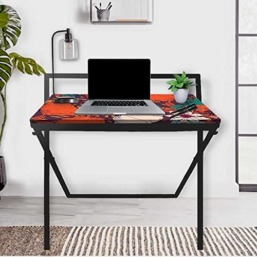 Foldable Work from Home Table for Study Writing Desk - Elegance Autumn - Image 2