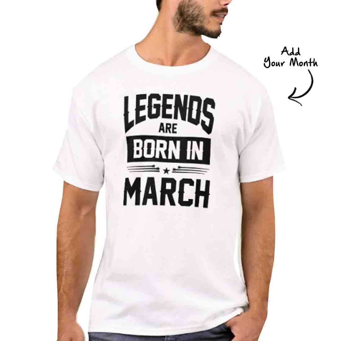 Personalized Men's T-Shirt Poly Cotton Tees - Legends