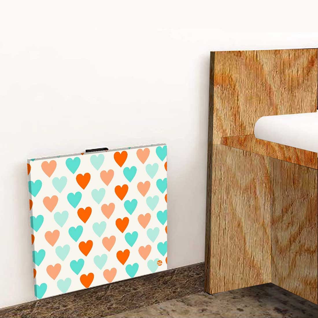 Floating Side Table for Bedroom - Colorful Heart - Image 8