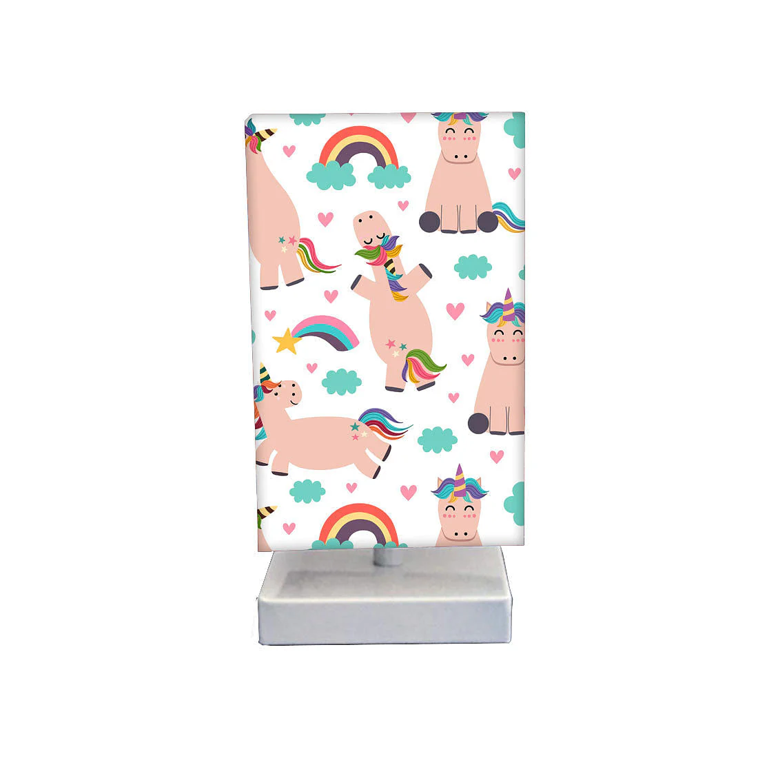Unicorn Table Lamp for Kids Room Rainbow - Image 3