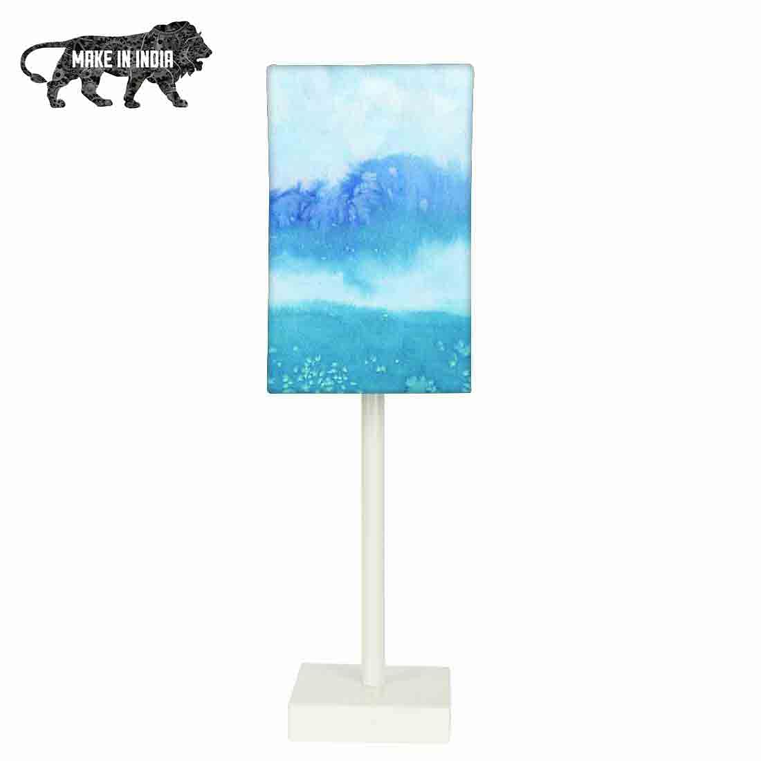 Blue Shade Cool Bedside Lamps for Living Room - Image 3