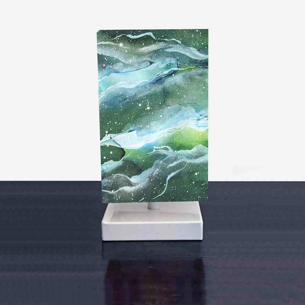 Watercolor Metal Table Lamp Light for Living Room - Image 2
