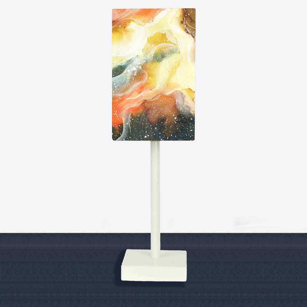 Side Table Light for Bedroom Fabric Shade - Image 2