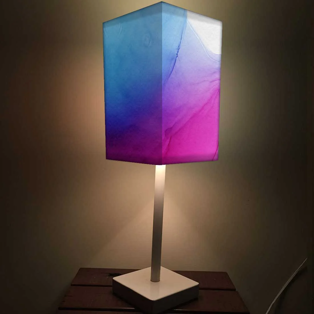 Home Decor Lamps with Fabric Shade for Living Room
