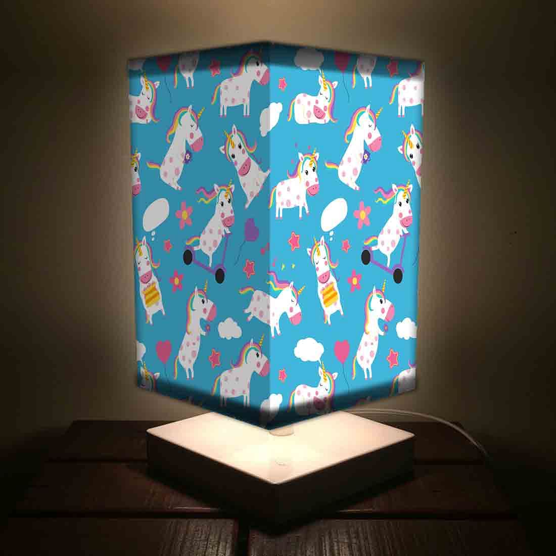 Unicorn Star Pretty Table Lamps for Children Room