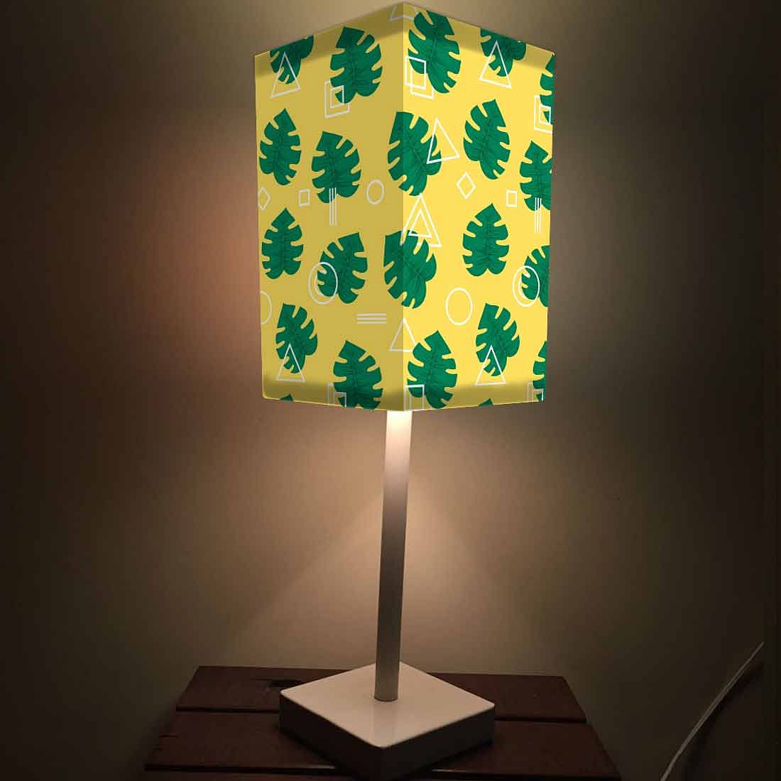 Small Home Lamps Table for Bedroom Yellow
