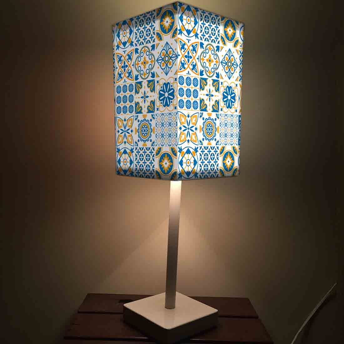 Bed Side Lamps with Fabric Shade For Living Room