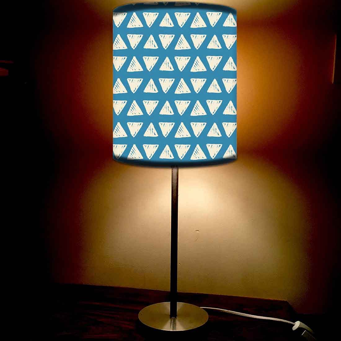 Designer Table Lamp for Living Room Bedside Lamps - Blue Maze