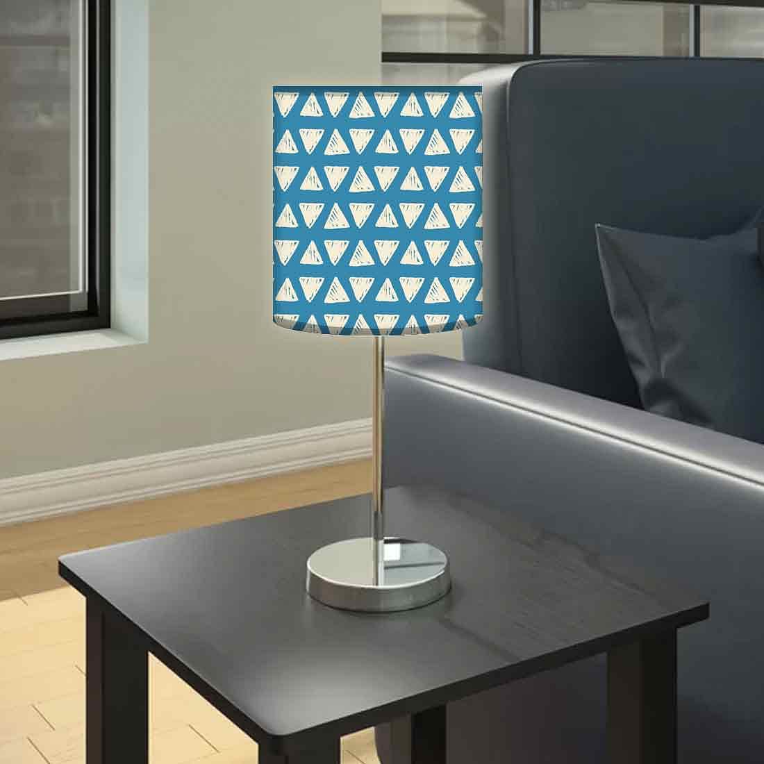 Designer Table Lamp for Living Room Bedside Lamps - Blue Maze - Image 2
