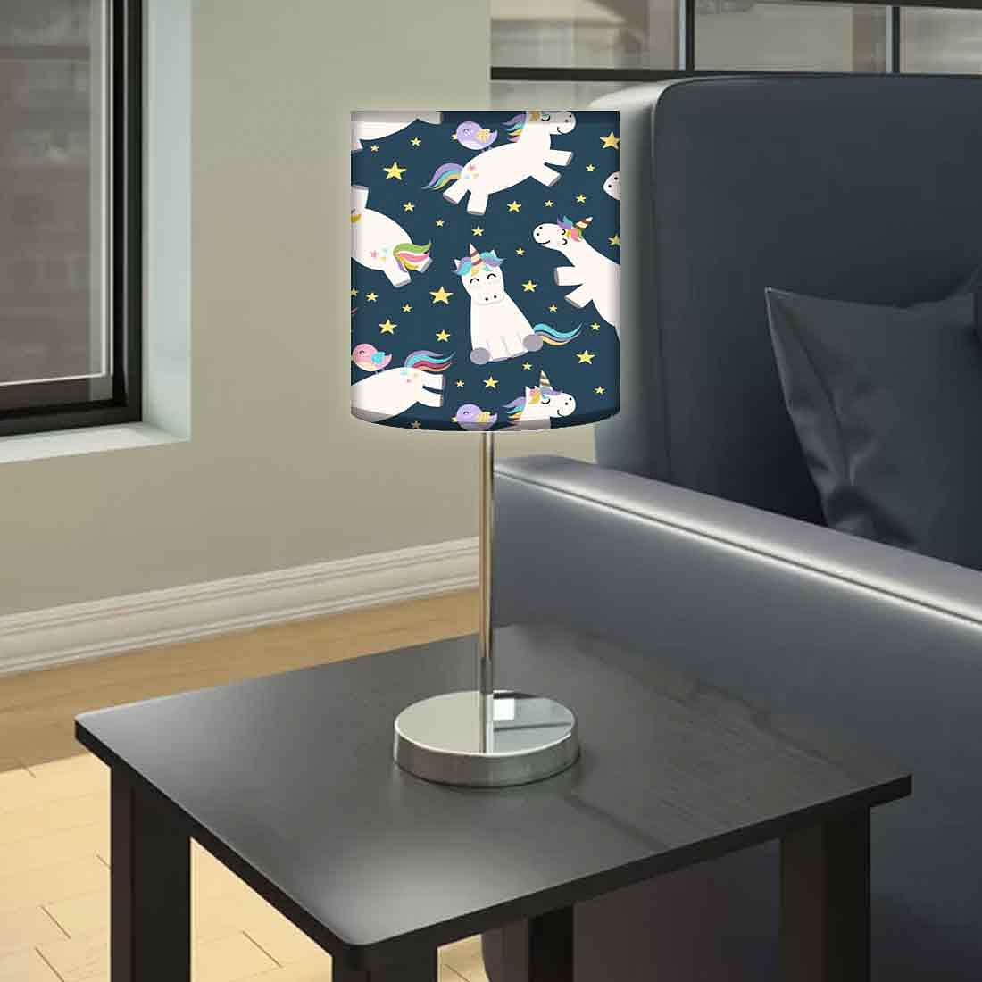 Designer Table Lamp for Living Room Bedside Lamps - Unicorn and Stars - Image 2