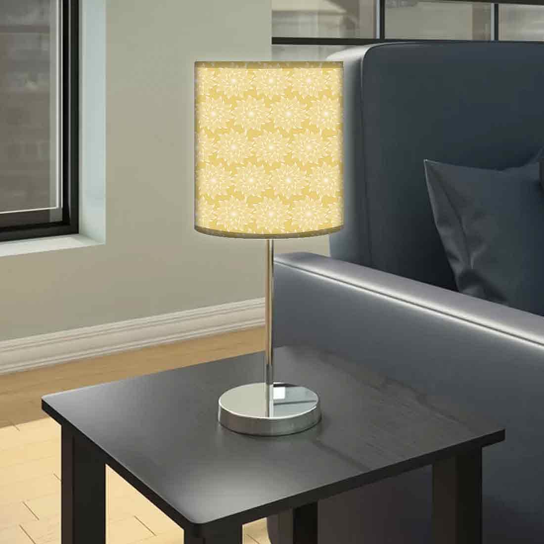 Yellow Flower Bedroom Bedside Lamps - Image 2