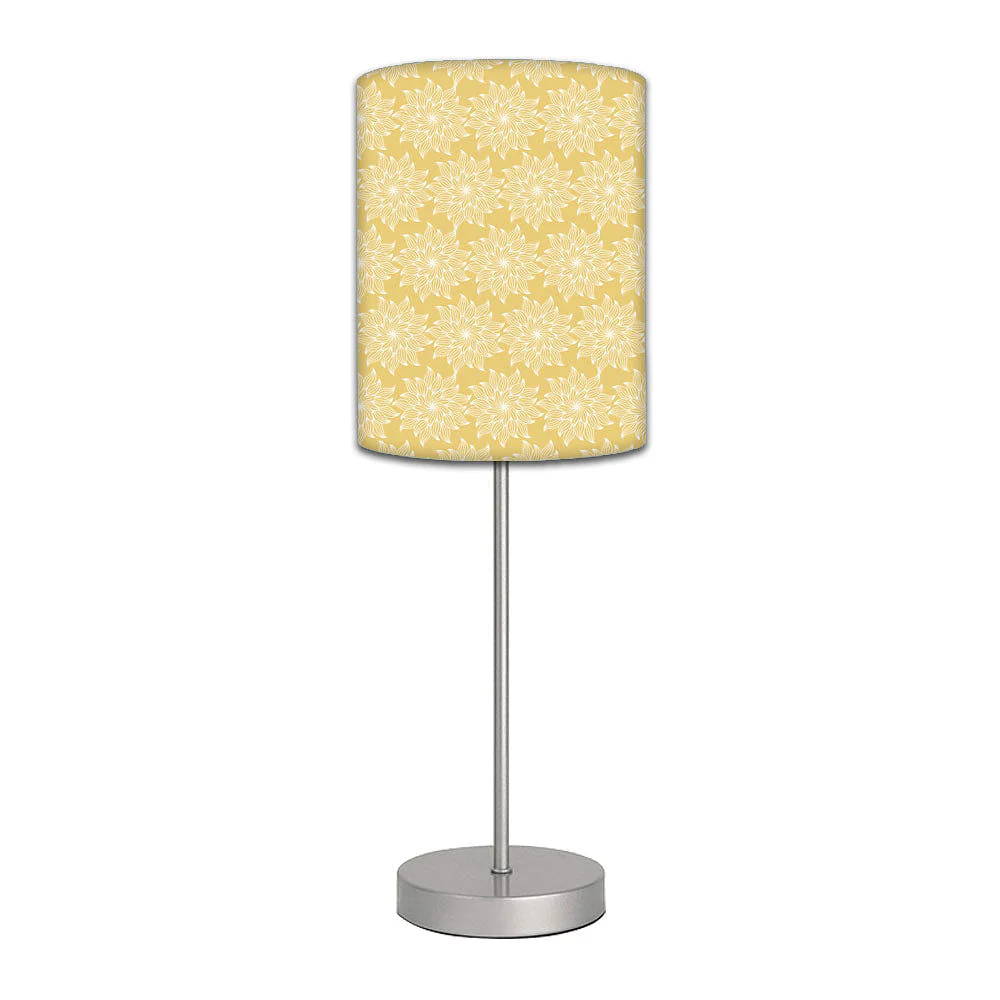 Yellow Flower Bedroom Bedside Lamps - Image 3
