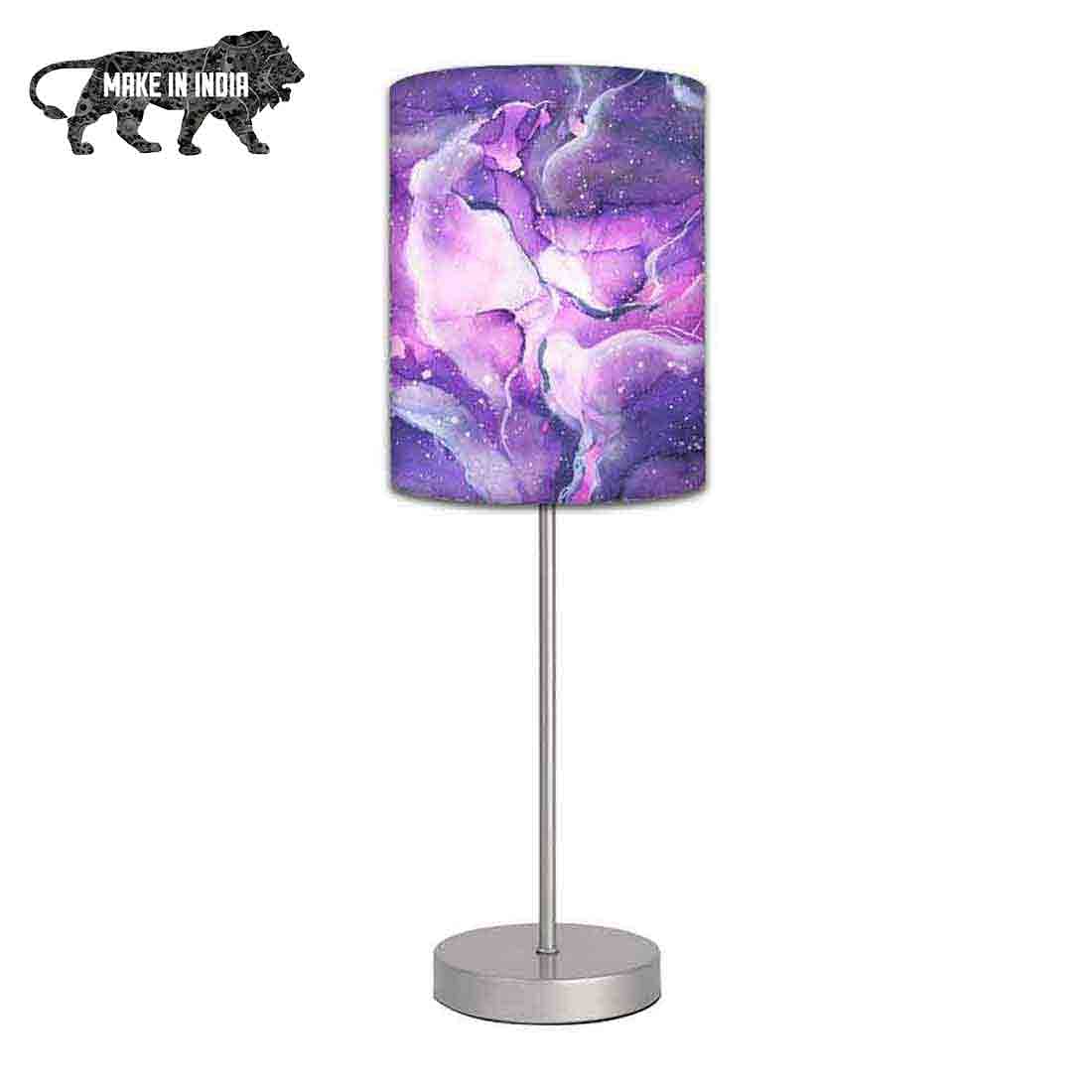 Purple Watercolor Nice Table Lamps for Bedroom - Image 3