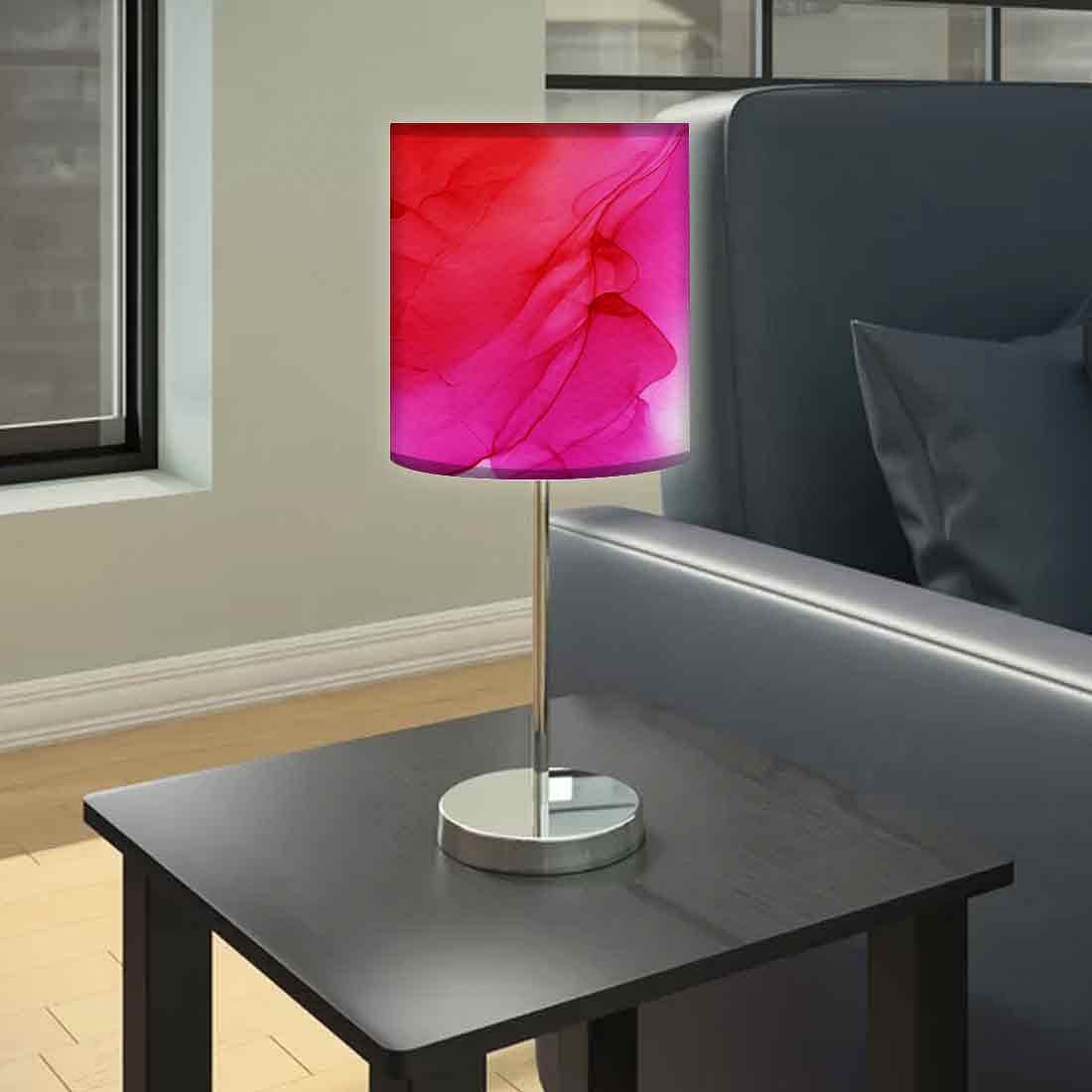 Watercolor Red Table Lamps for Living Room - Image 2