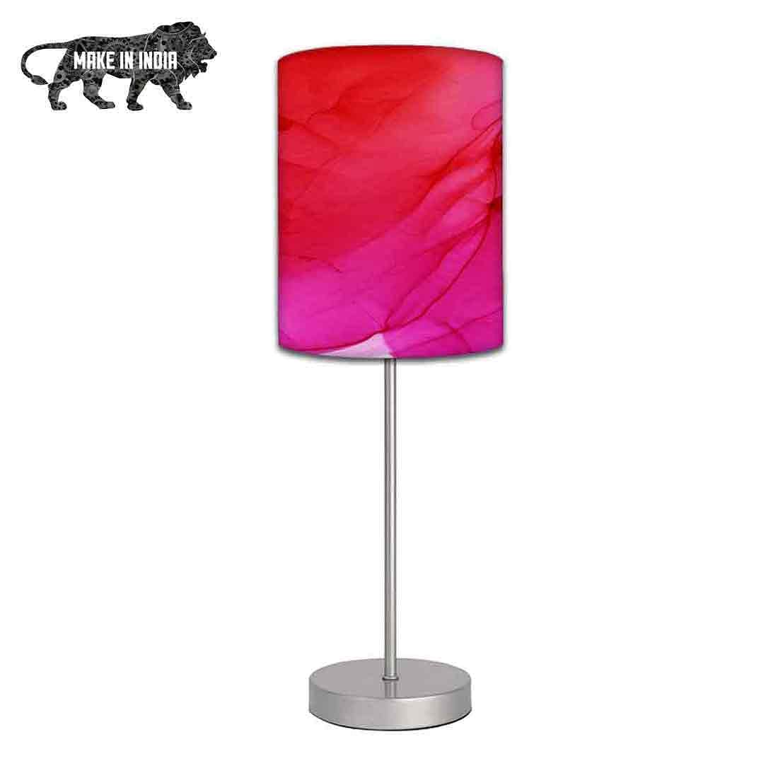 Watercolor Red Table Lamps for Living Room - Image 3