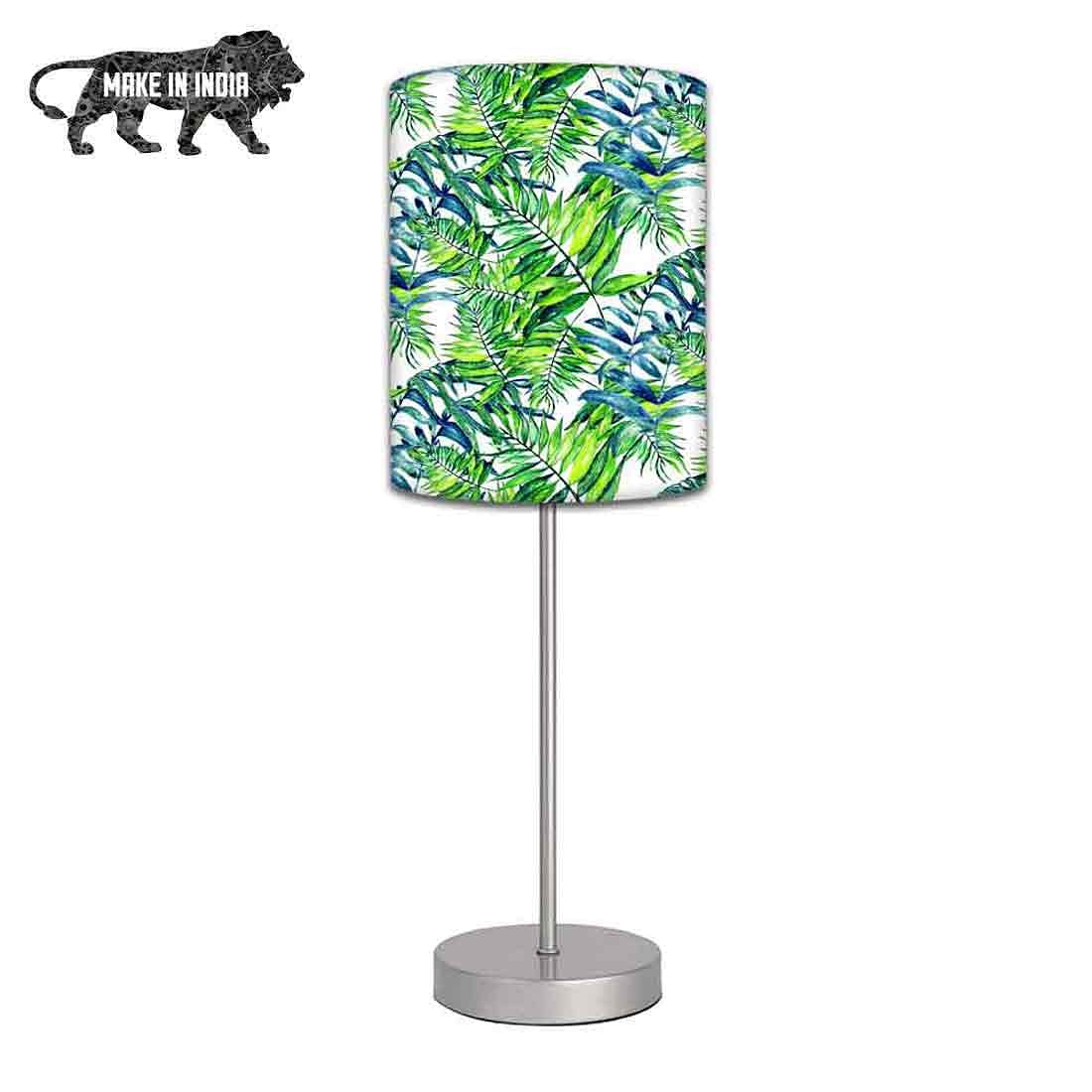 Green Leaf Bedside Table with Light for Living room - Image 3