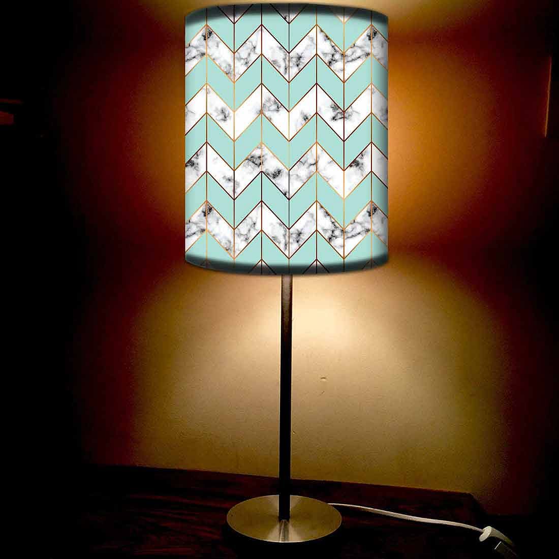 Green Marble Bedside Ligths Table Lamps for Living Room