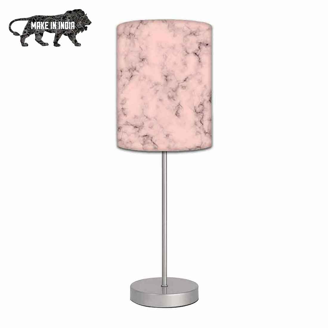 Peach Marble Pastle Night Stand Lamps Modern for Living Room - Image 3