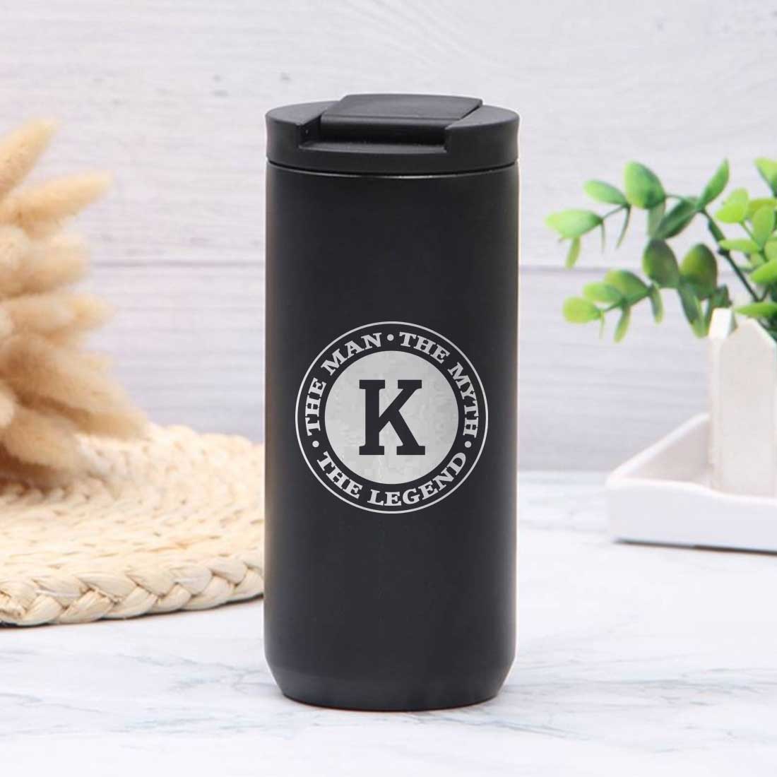 Customised Tea and Coffee Thermos Tumbler with Lid for Travelling Office Engraved Sipper Flask - Image 2