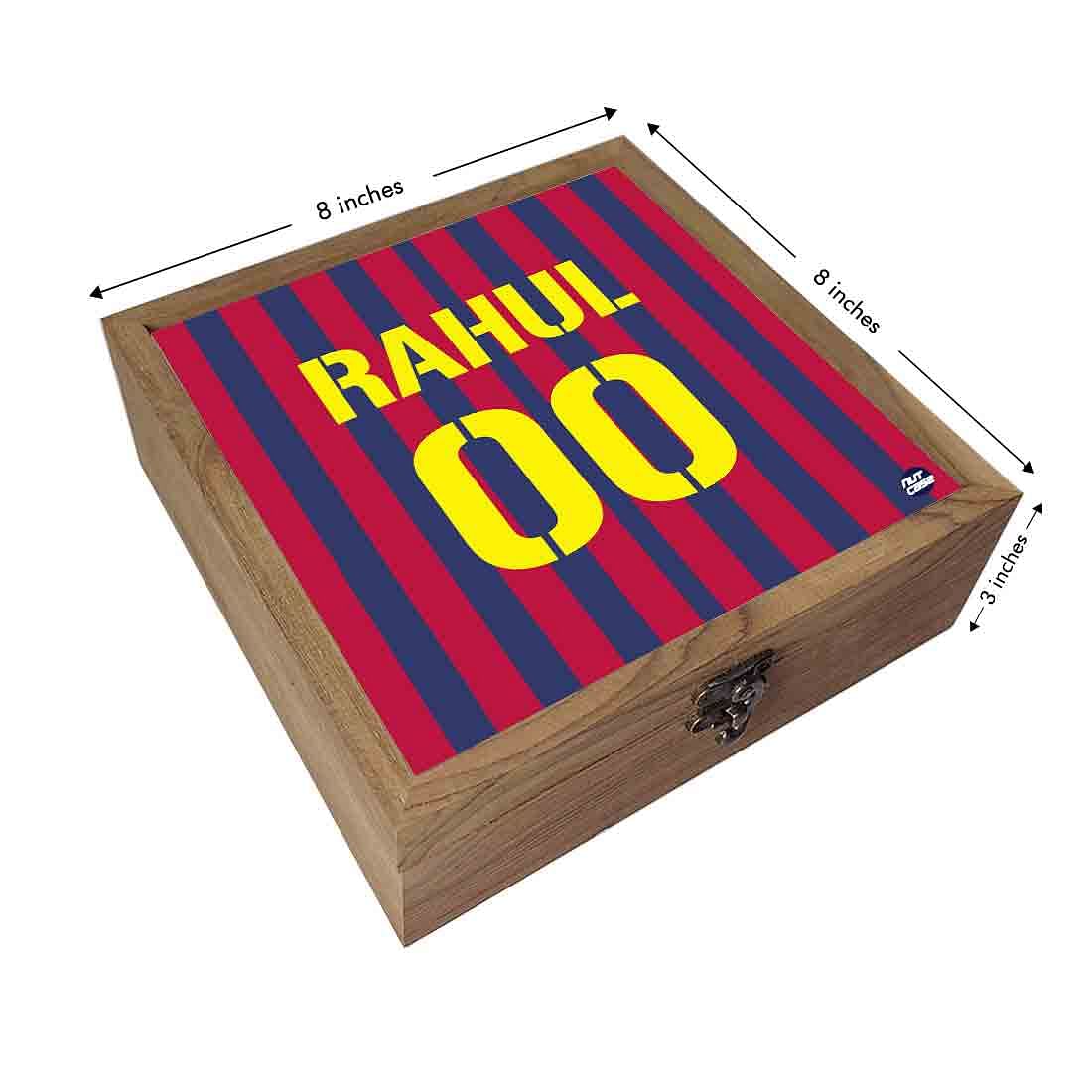 Personalized Jewellery Box Online for Boys - Barcelona Jersey - Image 3