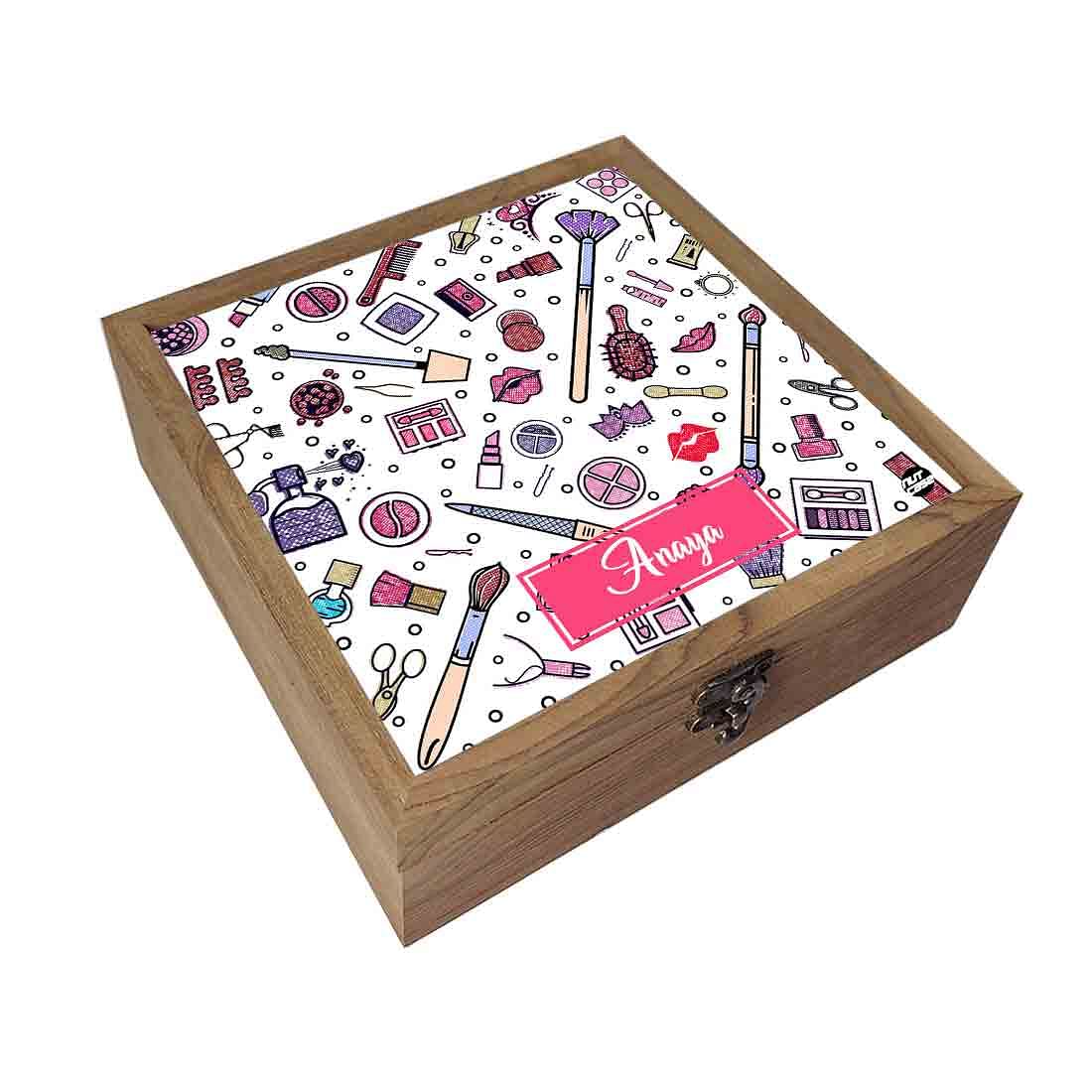 Personalized Jewellery Box in Wood for Girls - Fashion Jewellery - Image 2