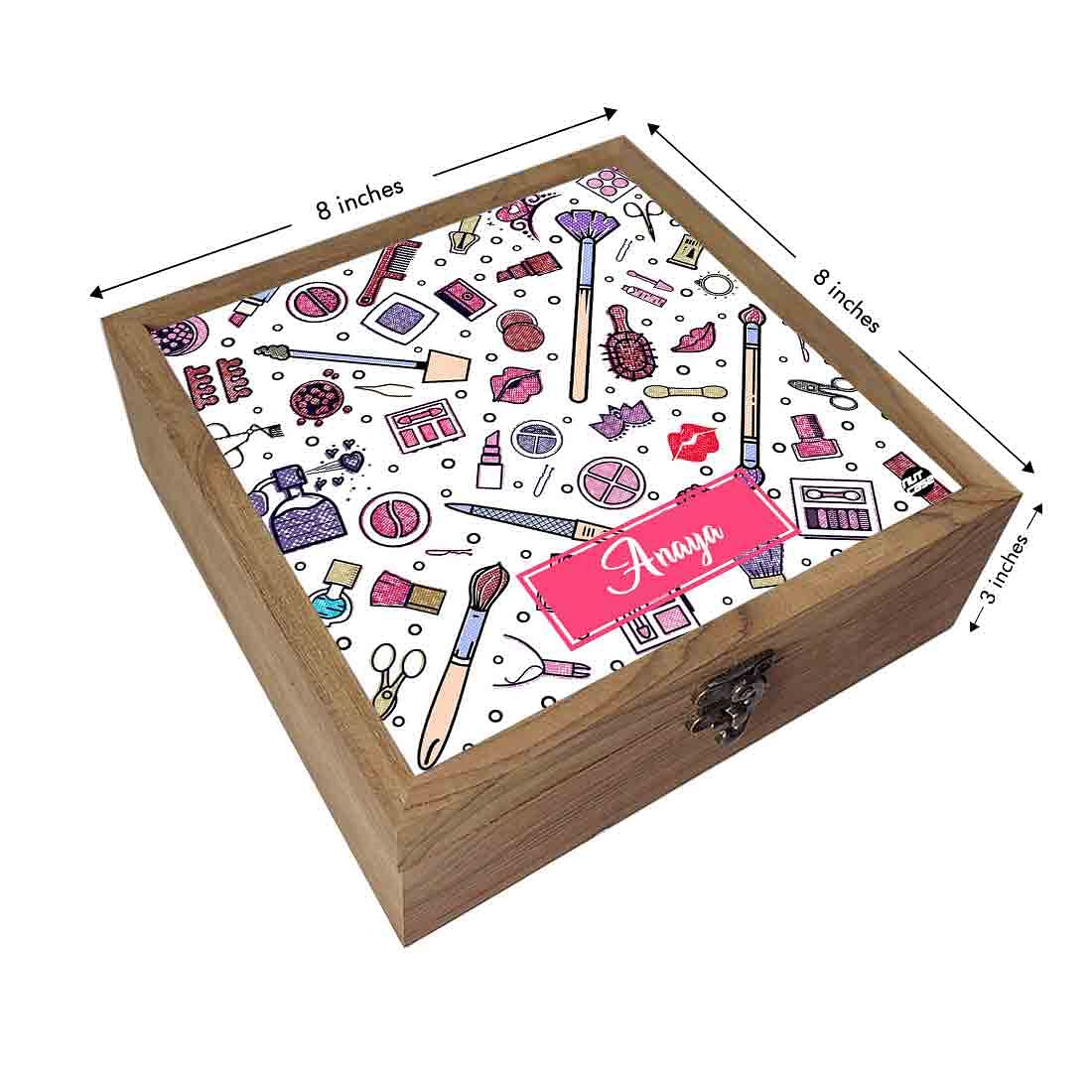 Personalized Jewellery Box in Wood for Girls - Fashion Jewellery - Image 3