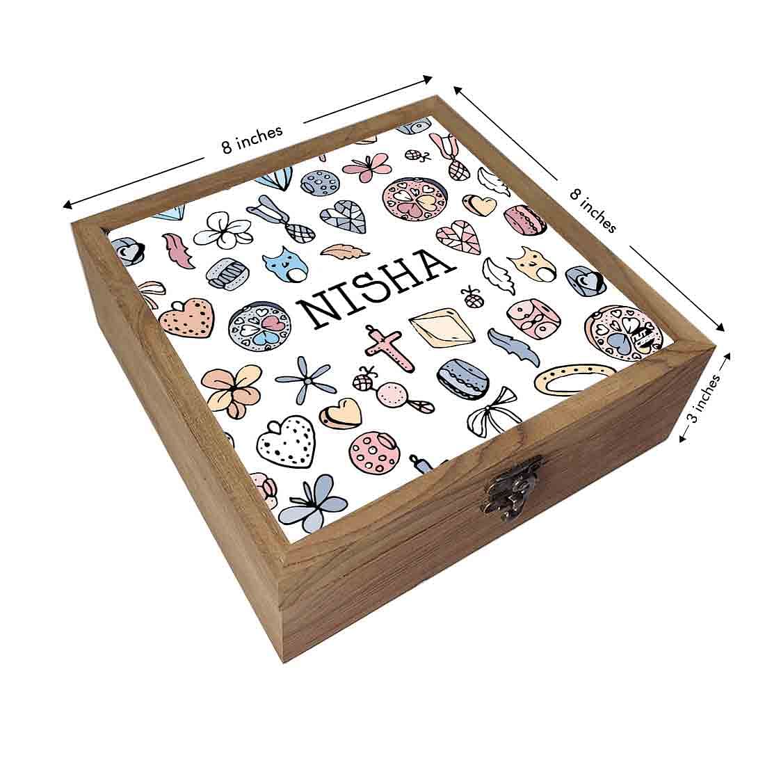 Personalised Jewelry Storage Makeup Organizer - Hairband Design - Image 3