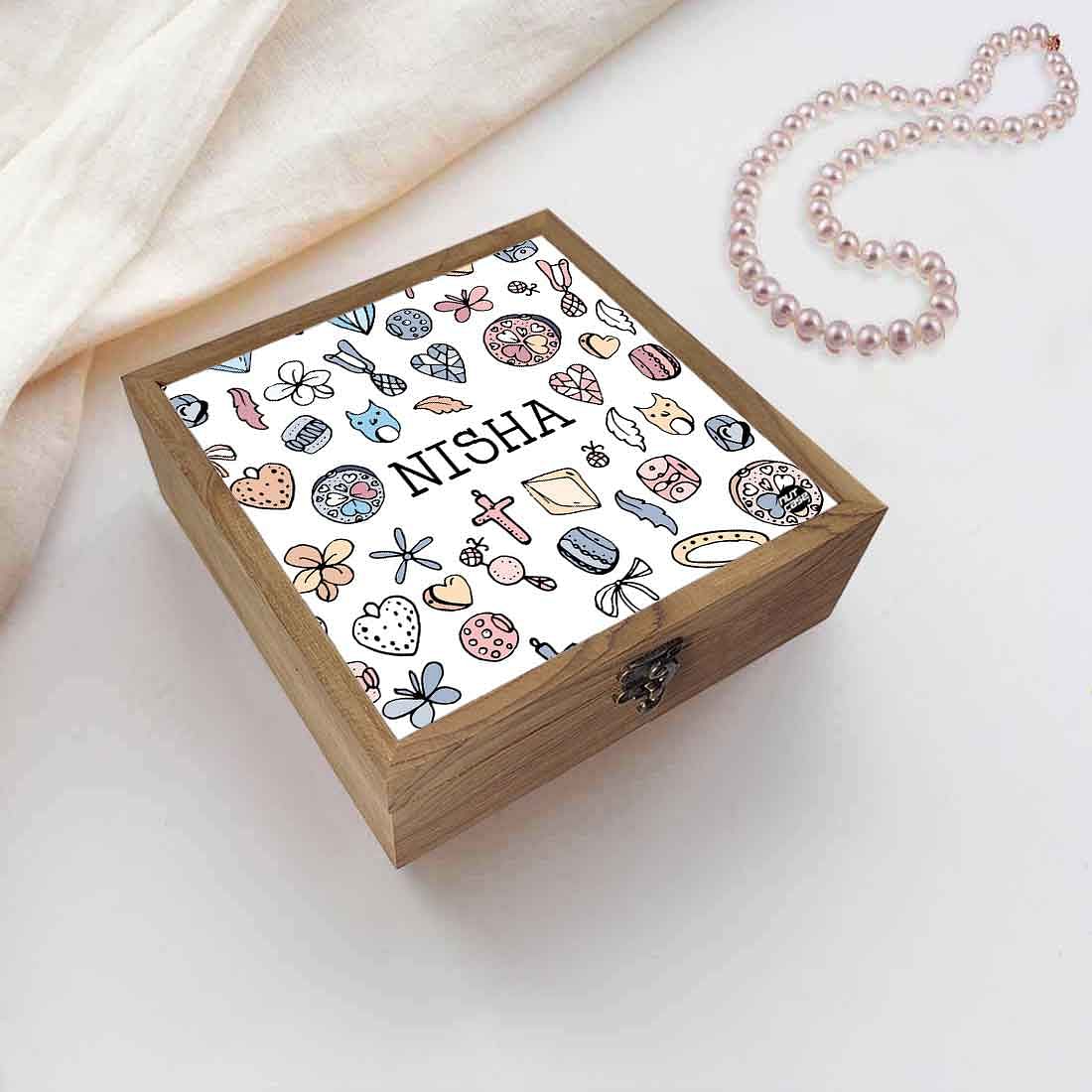 Personalised Jewelry Storage Makeup Organizer - Hairband Design - Image 5