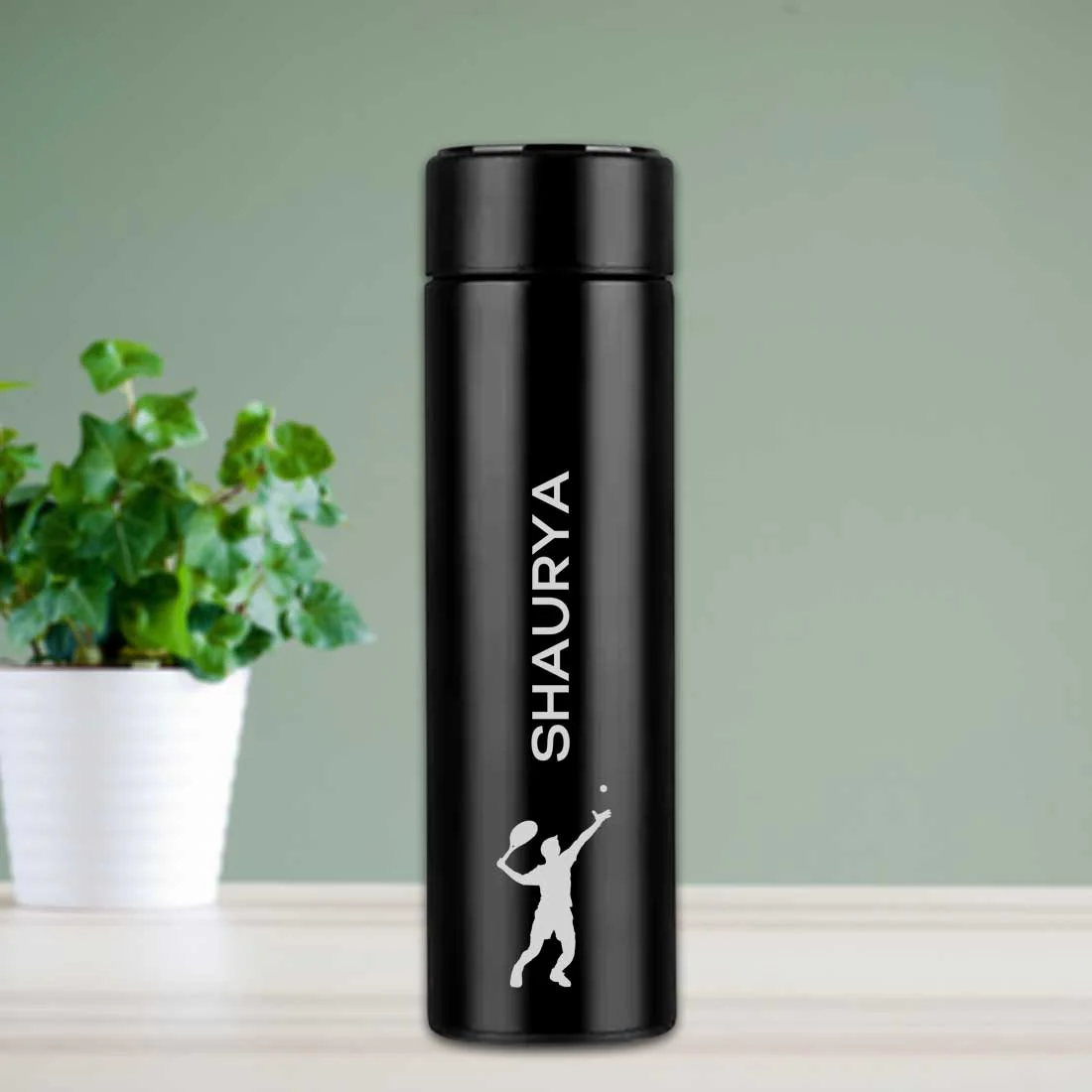Personalised Name Engraved Stainless Steel Temperature Bottle Coffee Flask - Sports - Image 12