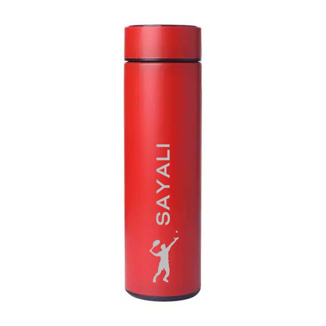 Personalised Name Engraved Stainless Steel Temperature Bottle Coffee Flask - Sports - Image 3